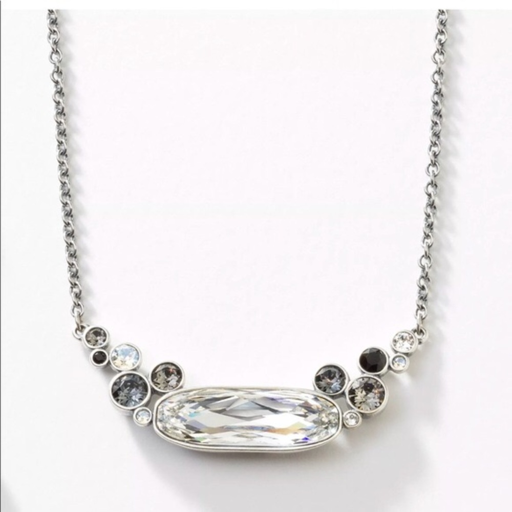 Swarovski Black Cluster Necklace